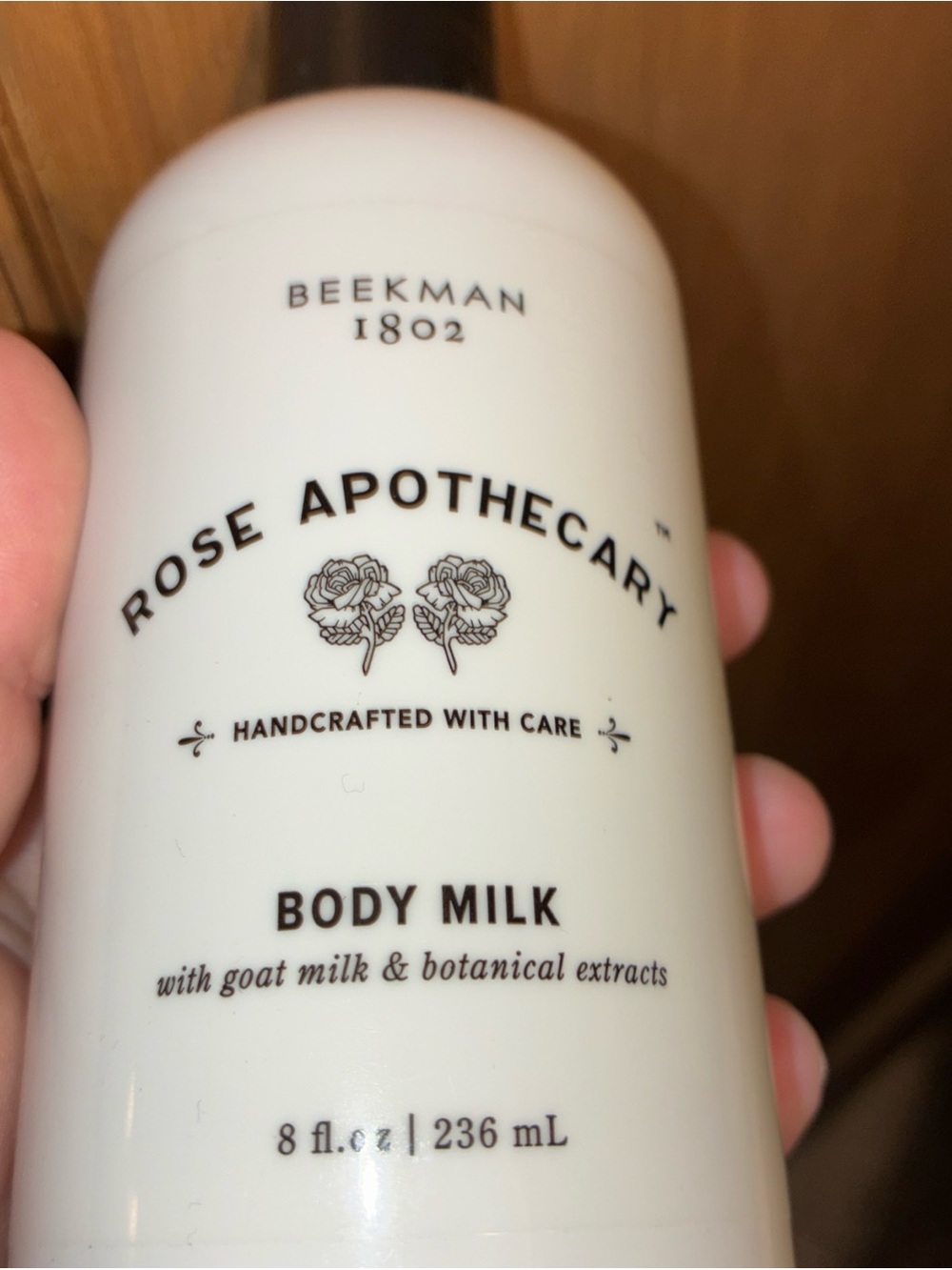 Beekman 1802 Rose Apothecary Body Milk - White with Black Cap - Picture 3 of 7